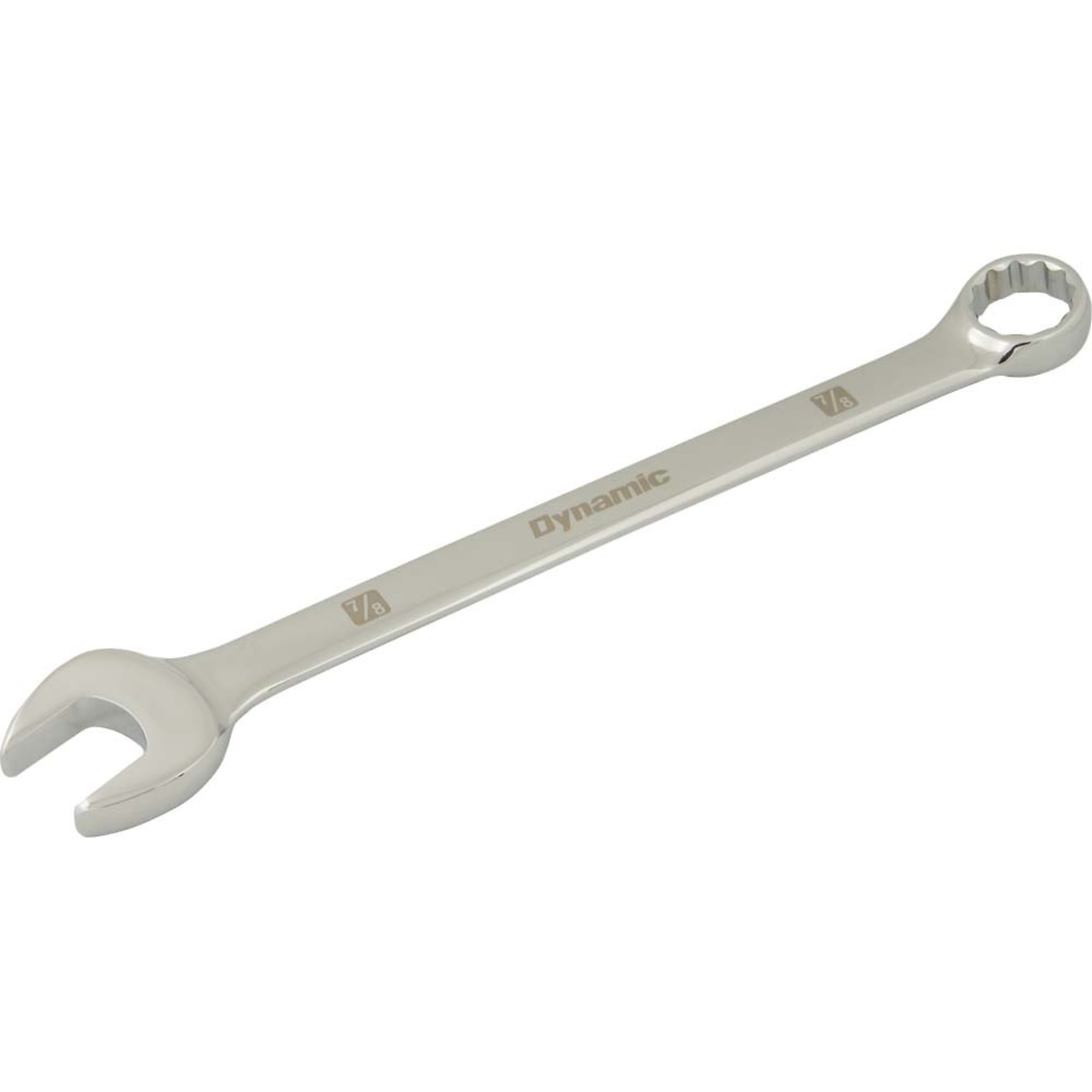 Dynamic Tools 7/8" 12 Point Combination Wrench, Mirror Chrome Finish